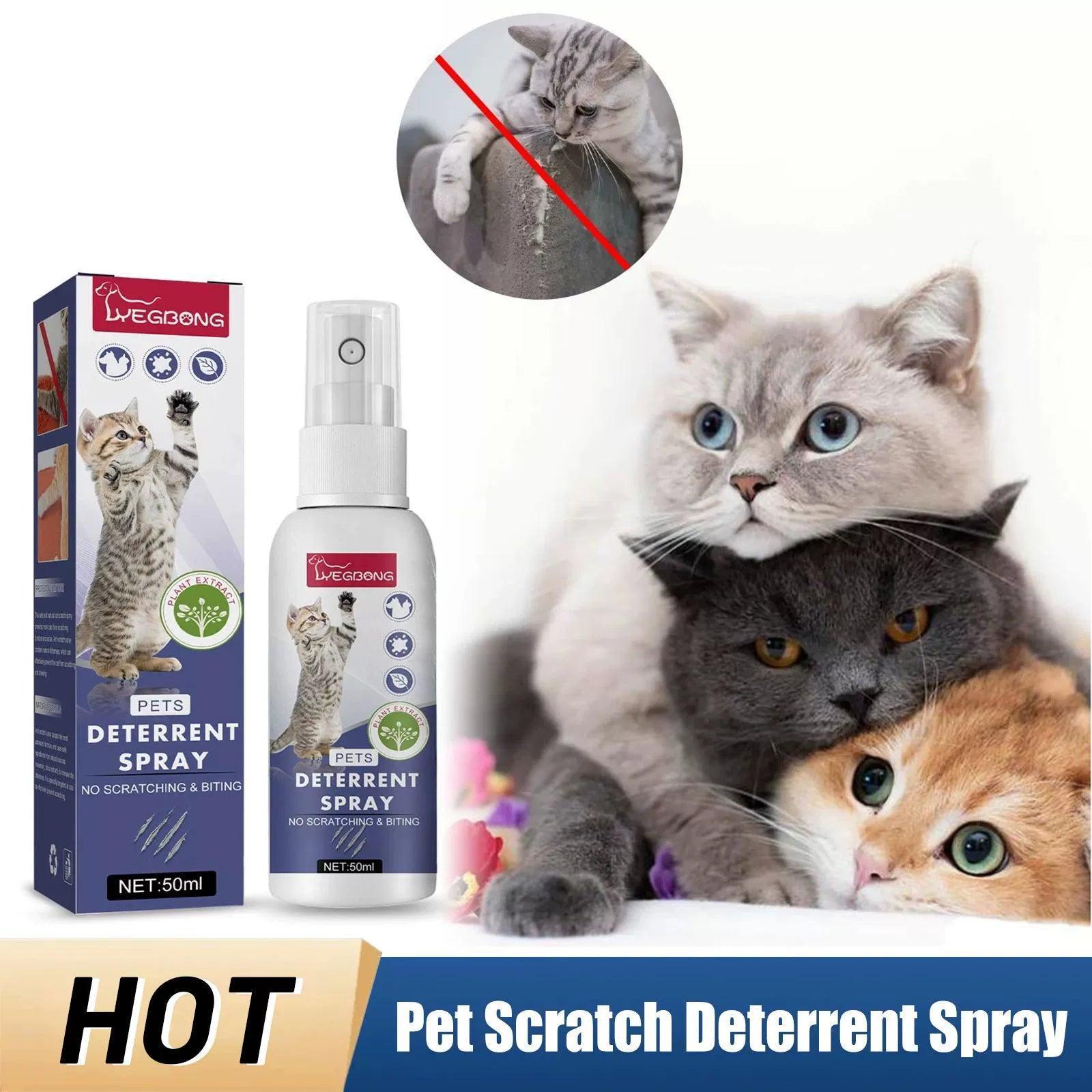 Pet Scratch Deterrent Spray 50ml - Anti-Scratch Protection for Furniture & Sofas - ClubOn