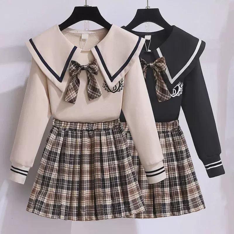 School Uniform Blouse with Bow Tie – Autumn Style - ClubOn