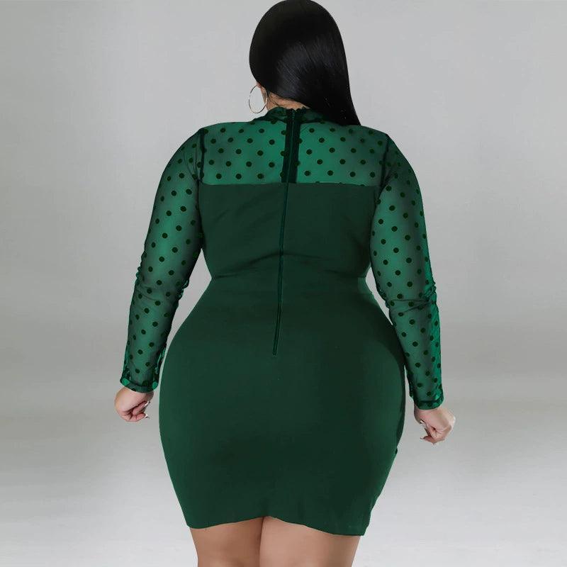 Plus Size Sexy Red Party Dress - Big Size for Women - ClubOn