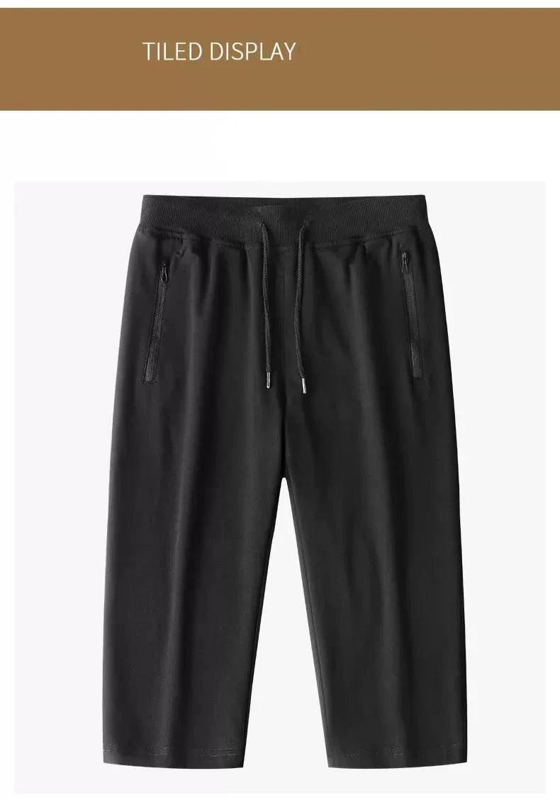Men’s Large Size Loose Capri Pants | Summer Sports Collection - ClubOn