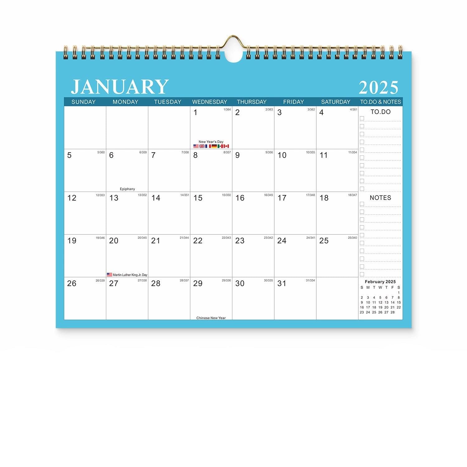 A4 Daily Planner – English To-Do List & Weekly Schedule - ClubOn