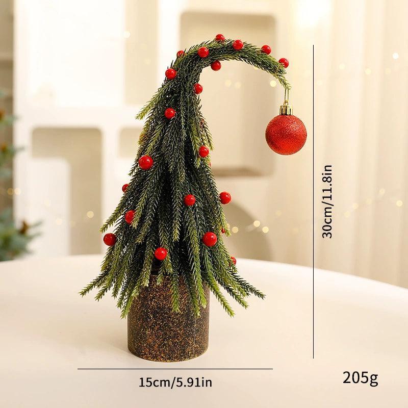Explosive Snow Spray Alarm – Crooked Neck Christmas Tree Decor - ClubOn
