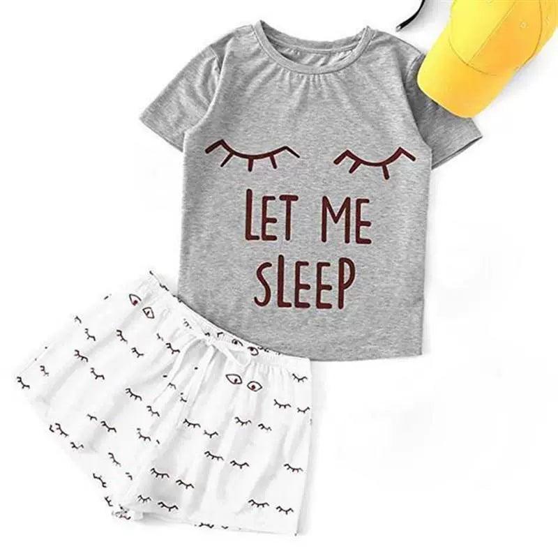 Women’s Pajamas Set - Shorts & T-Shirt Sleepwear - ClubOn