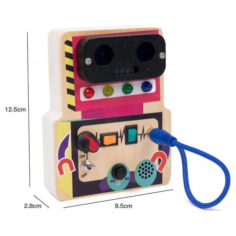 Montessori Wooden Toy Planet Busy Board – Baby Sensory Accessories - ClubOn