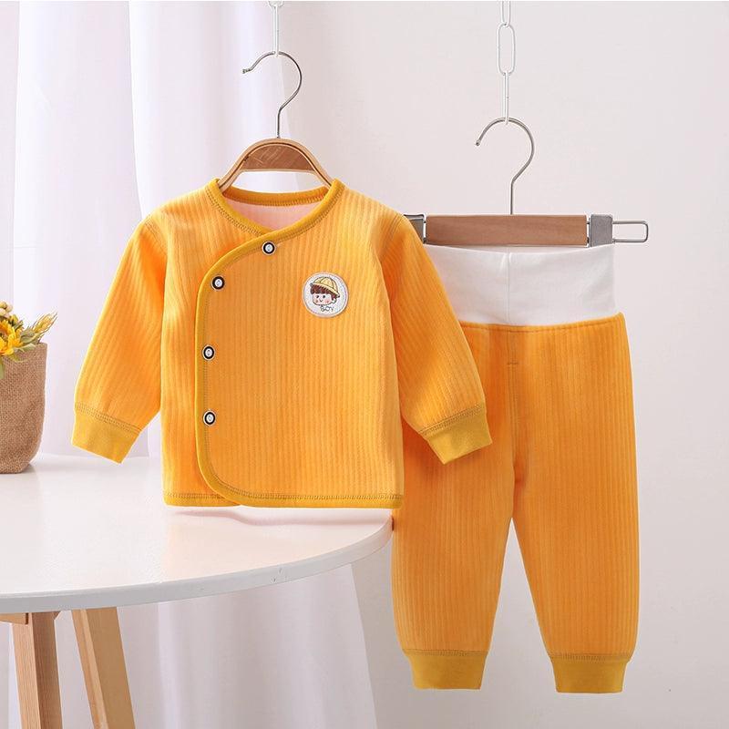 Baby Thick Fleece Pajama Set - Autumn/Winter Home Wear - ClubOn