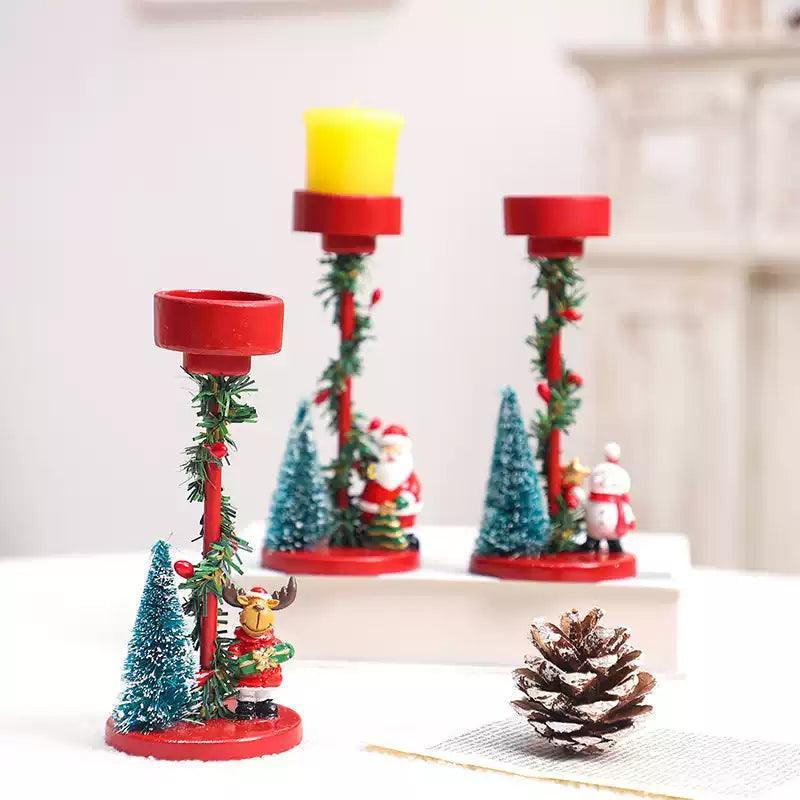 Desktop Resin Christmas Decorations – Santa and Tree Holiday Decor - ClubOn