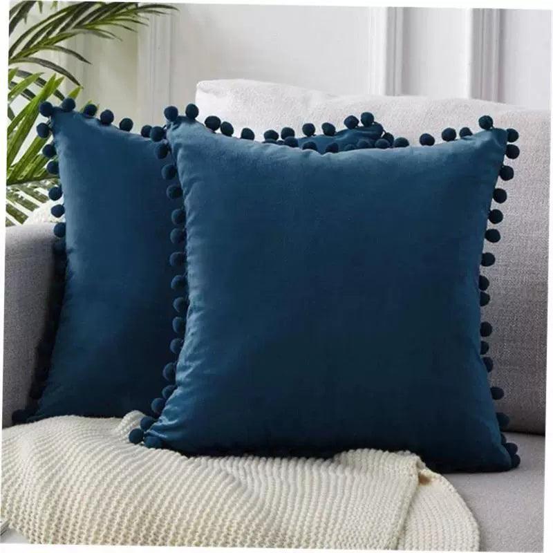 Soft Velvet Cushion Cover – Decorative Throw Pillow for Sofa & Waist Support - ClubOn