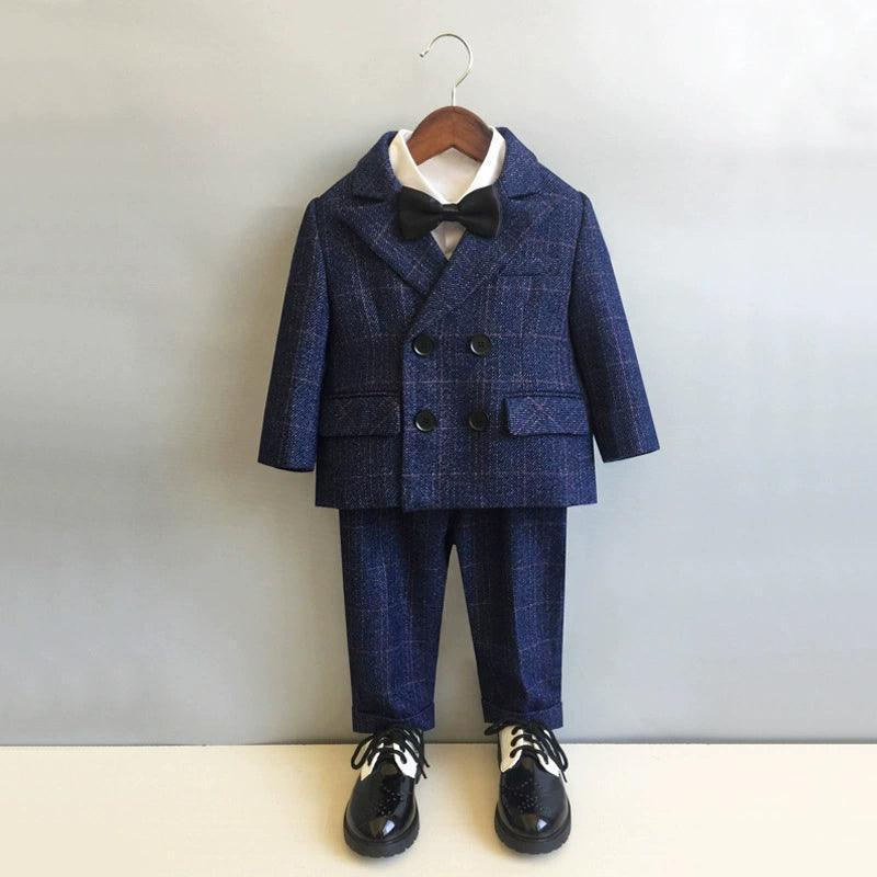 Children's Suit Set for One-Year-Old Baby Boy – Birthday Party Flower Girl Boy Handsome Prince Suit - ClubOn