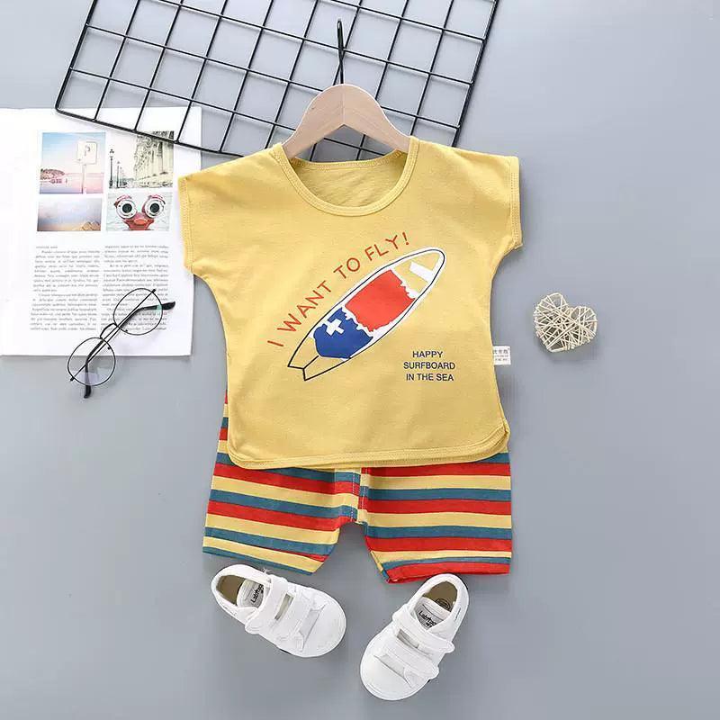 Summer Children Suits - Boys and Girls Short Sleeve Sets - ClubOn