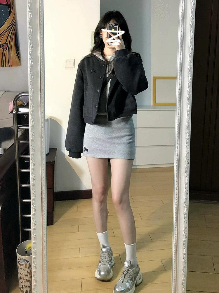 2024 Women’s Short Baseball Jacket - Unique Spring/Fall Style - ClubOn