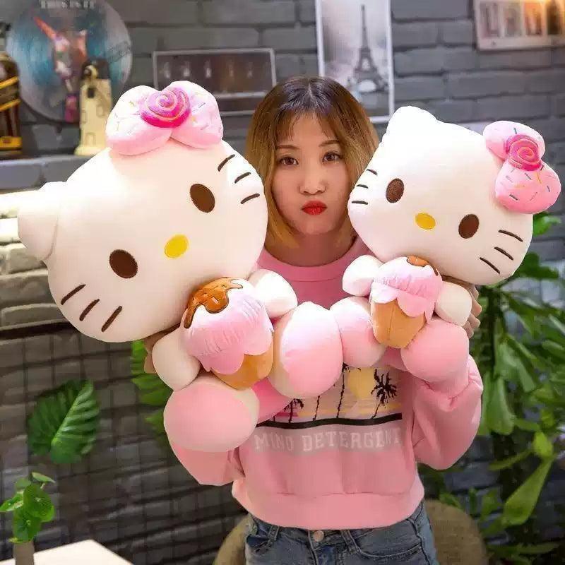 Kitty Kawaii Plush Toy - Ice Cream Soft Stuffed Pillow Doll - ClubOn