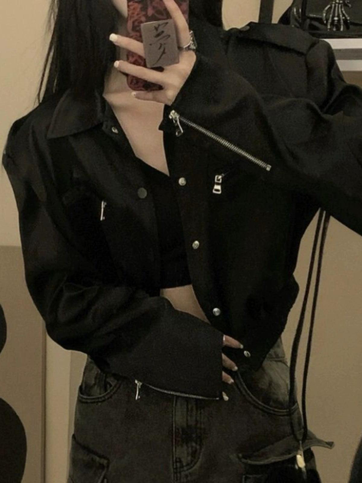 2024 Korean Style Short Casual Long-Sleeved Jacket - ClubOn