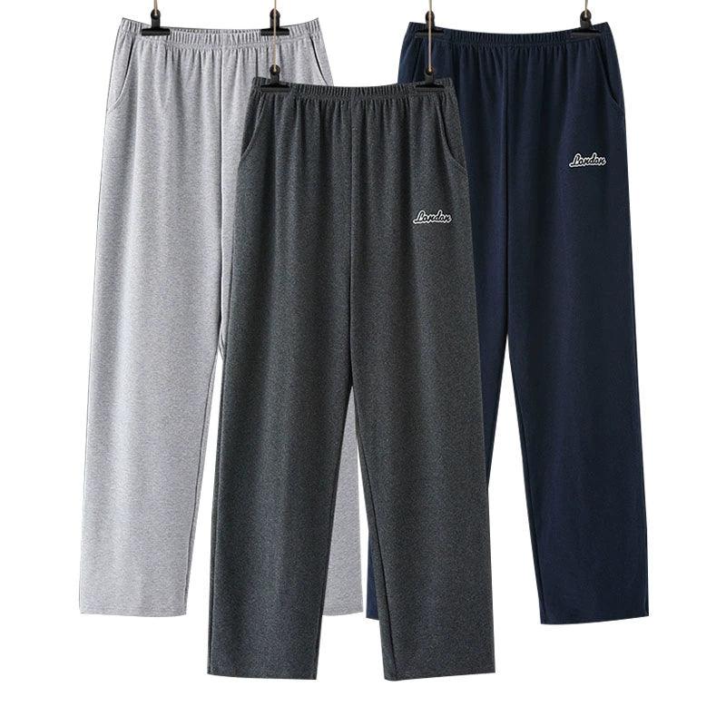 Hot Sale 130kg Pajamas For Men Cotton Home Sleep Bottoms 5XL - ClubOn