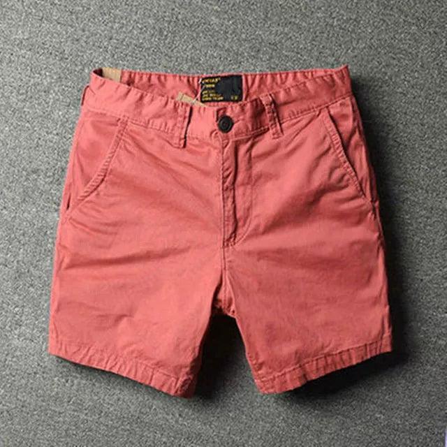 Men’s Cotton Slim Fitting Shorts – Casual Fashion Summer Shorts - ClubOn