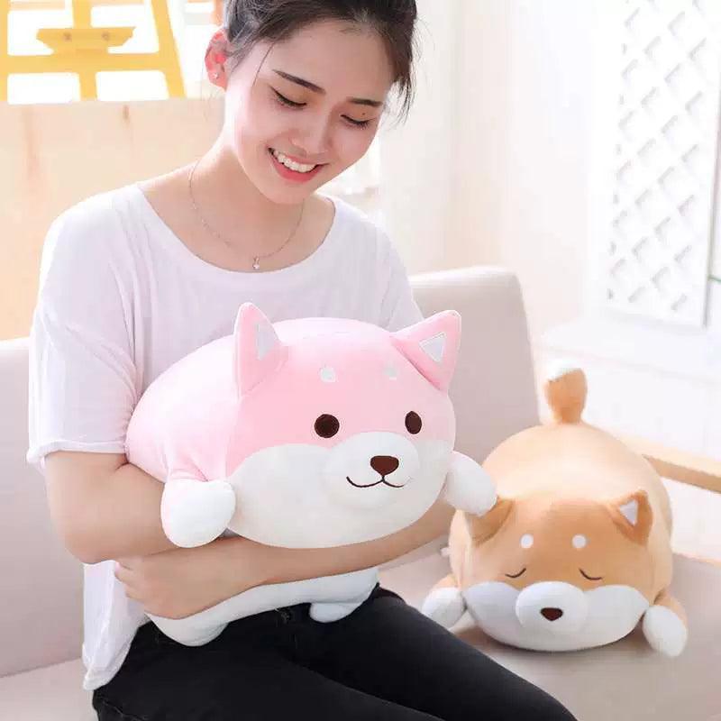 Soft Shiba Inu Plush Toy – Tummy Dog Pillow with Down Cotton - ClubOn