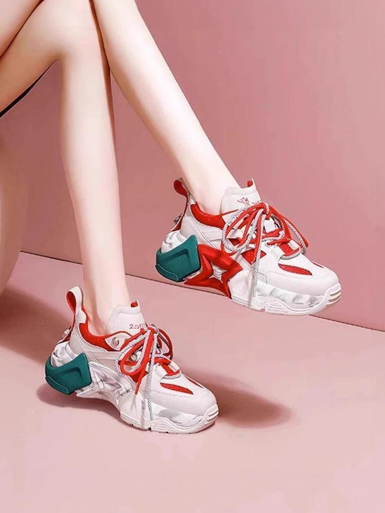 Women’s Dad Shoes – Autumn/Winter 2024 Genuine Leather Style - ClubOn