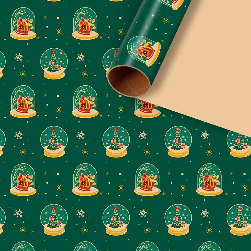 10pcs Christmas Gift Wrapping Paper – 70x50cm Festive Design - ClubOn