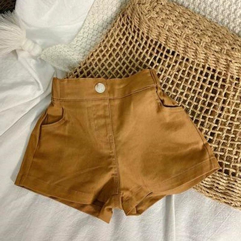 Summer Girls' Western-Style Shorts – Trendy and Comfortable - ClubOn