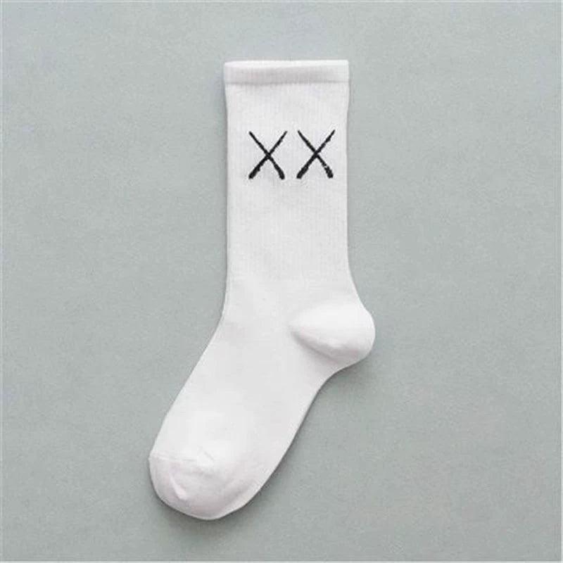 Men's Cartoon Cotton Hip-Hop Funny Long Socks - ClubOn