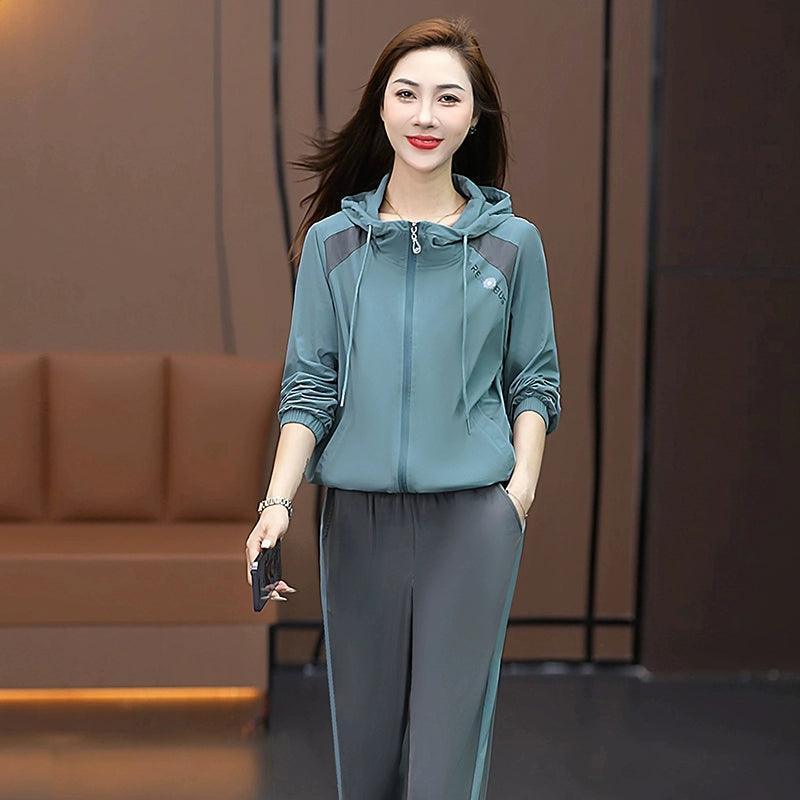 Women's Travel Fitness Two-Piece Sports Suit - ClubOn