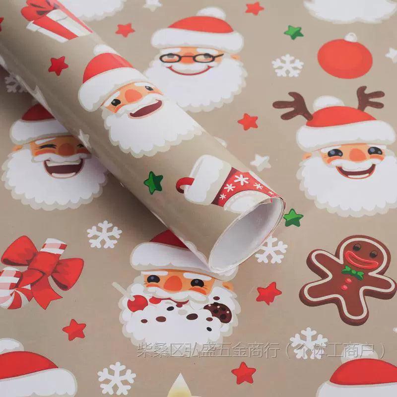 10 Pcs Christmas Wrapping Paper – Festive Gift Packing Wrap - ClubOn