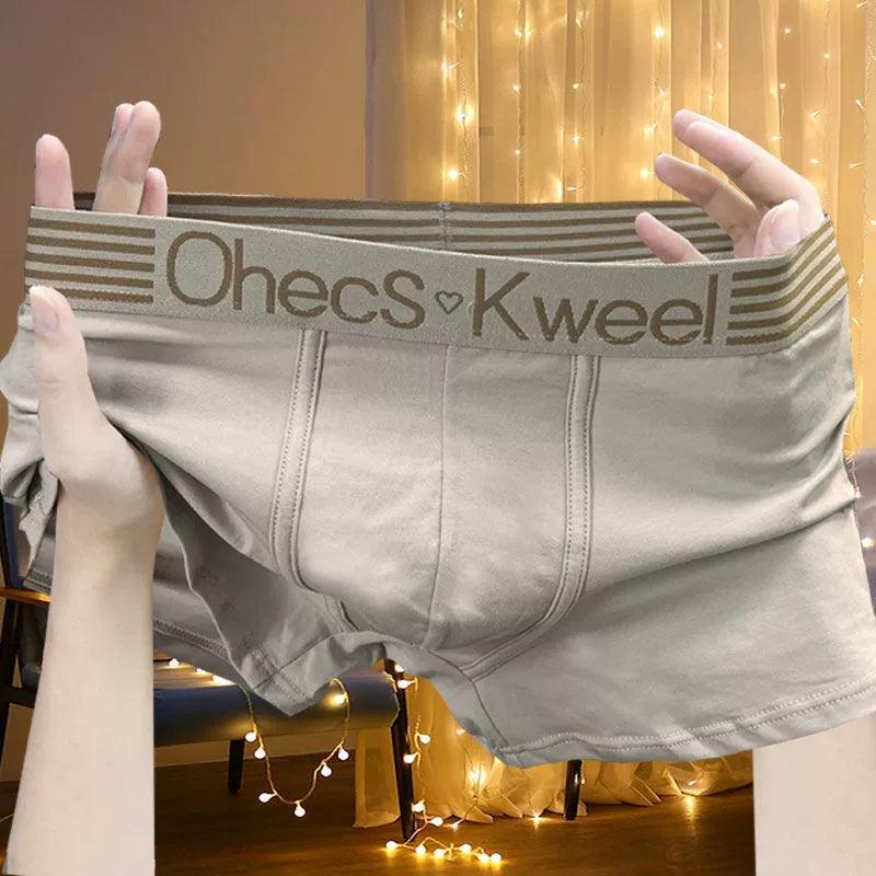 Men's Pure Cotton Bear Jacquard Boxer Shorts - Comfortable & Breathable - ClubOn