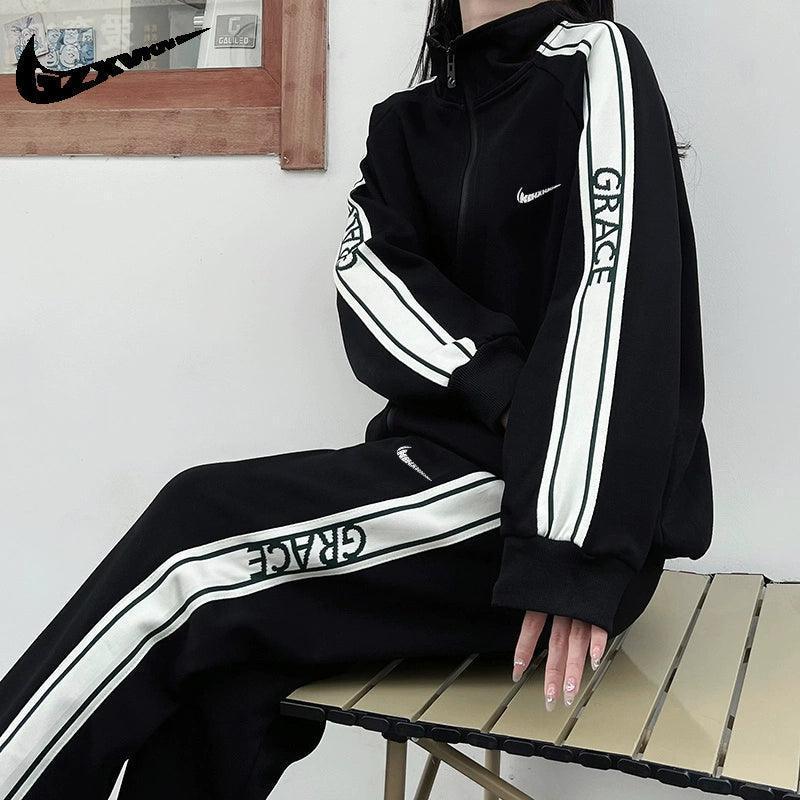NK High-End Loose Fit Women's Casual Sports Suit - ClubOn
