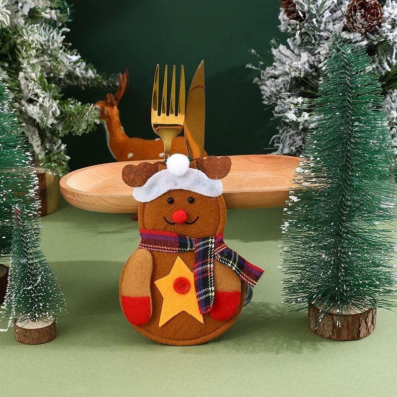 Santa Cutlery Set – Christmas Table Decoration - ClubOn