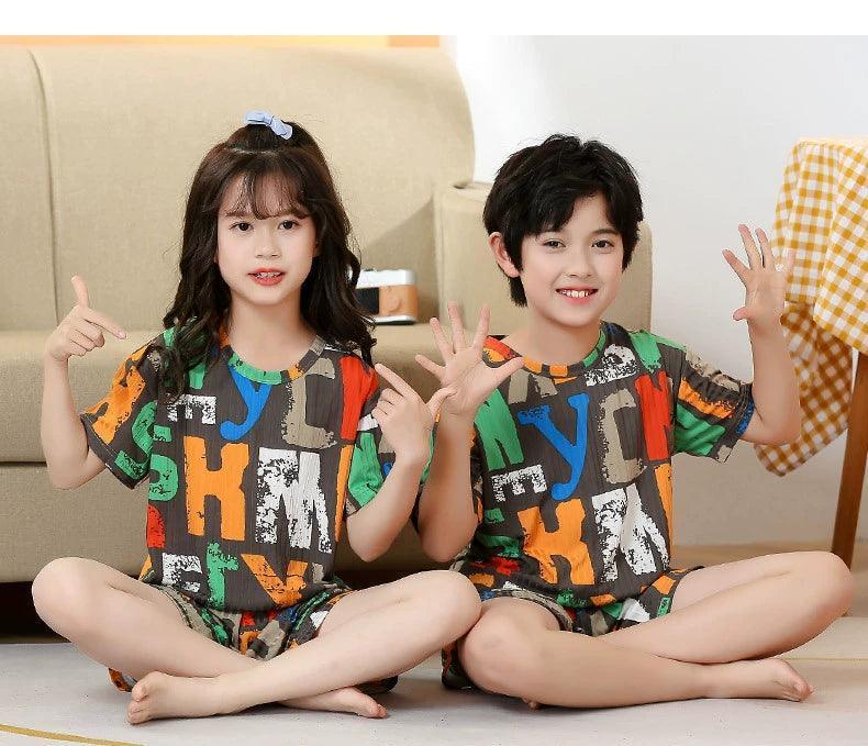 Boys & Girls Cartoon Pajama Sets - Sleepwear - ClubOn