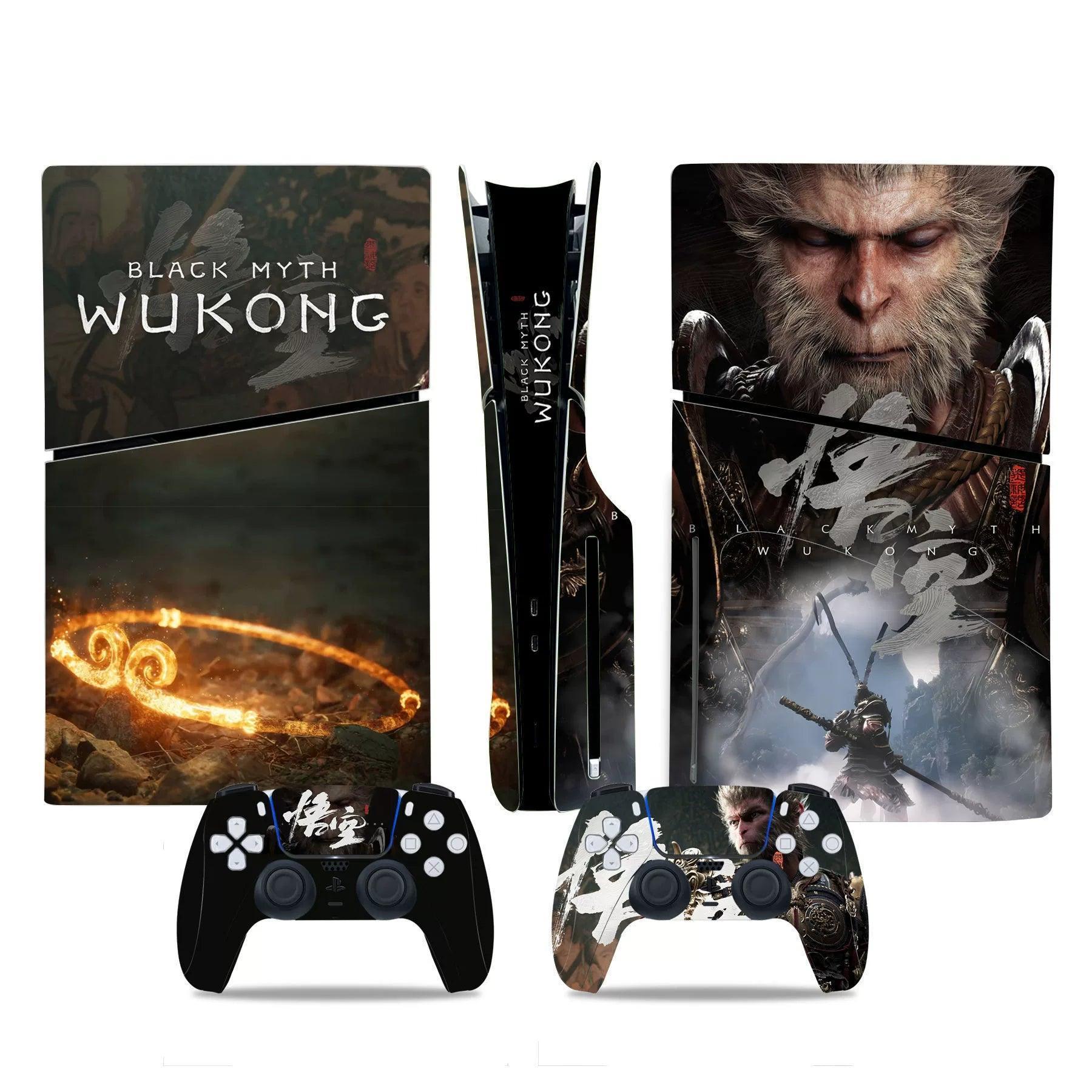 PS5 Slim Full Body Stickers - Black Myth Wukong Protective Skin - ClubOn