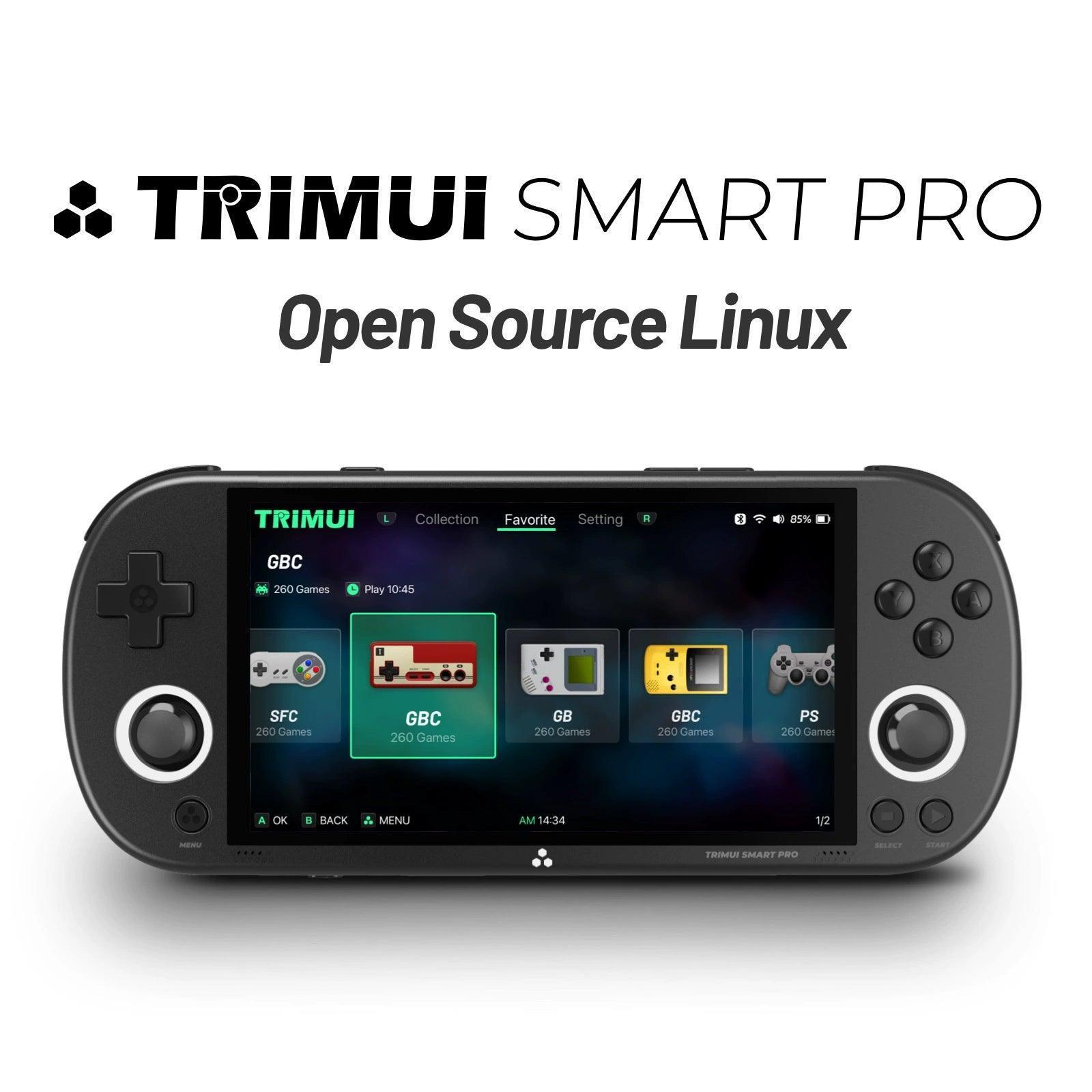 TRIMUI Smart Pro Open Source Handheld Console - GBA, PS, Sega, IPS HD - ClubOn