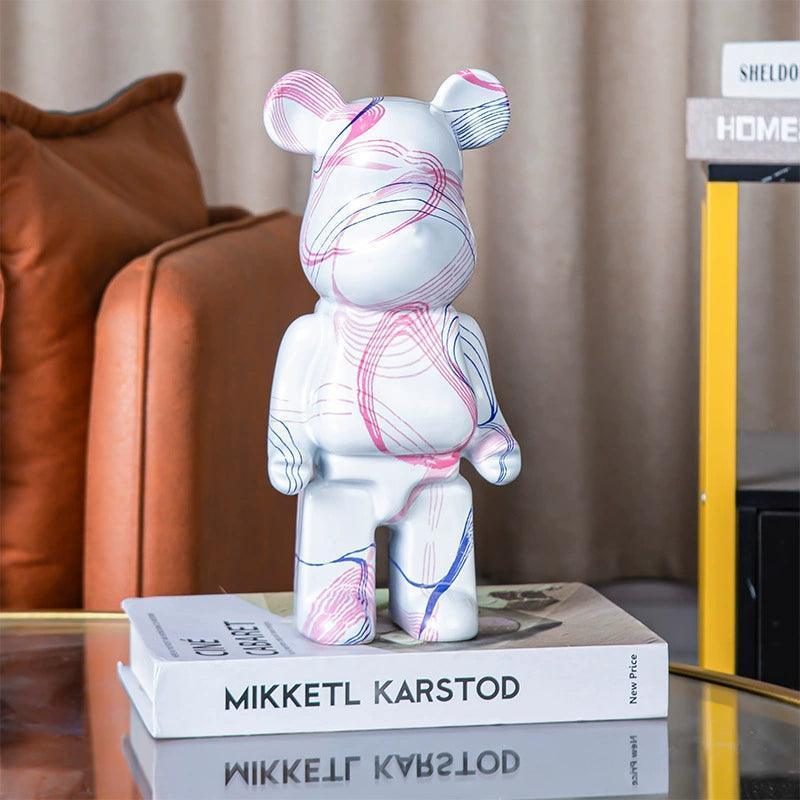 Electroplated Violent Bear Figurine – Bold Home Decoration - ClubOn