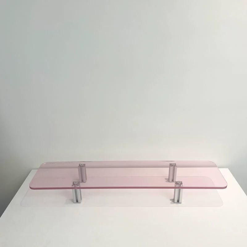 Transparent Acrylic Monitor Stand - Heightening Support Shelf - ClubOn