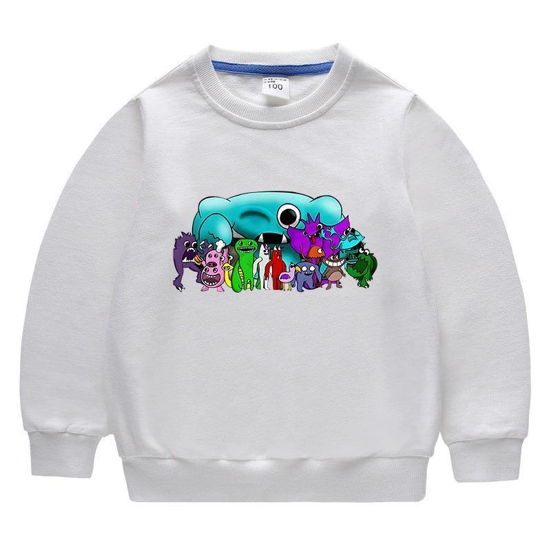 Garten of Banban Boys' Pure Cotton Sweater – Cartoon Spring & Autumn Jacket - ClubOn