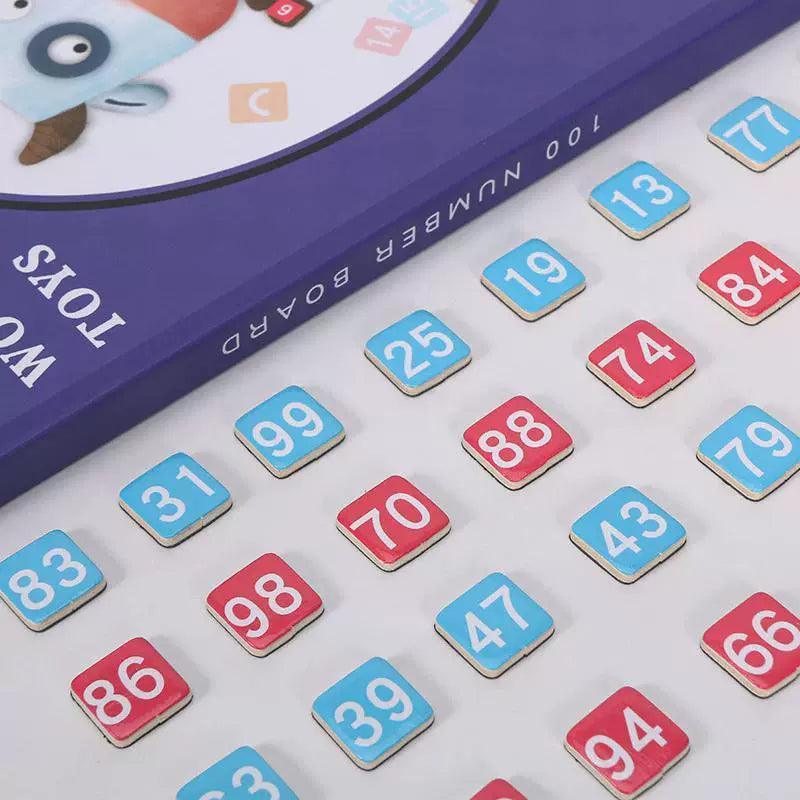 1–100 Montessori Magnetic Number Book – Math Toy & Counting Board Game - ClubOn