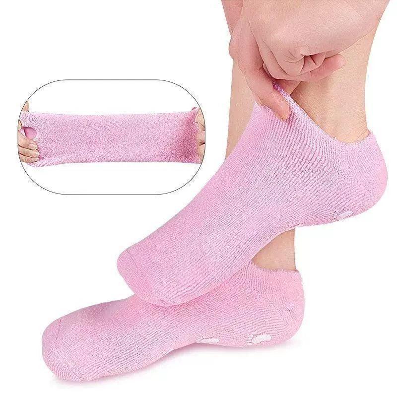 Foot Care Spa Gel Socks - Moisturizing & Exfoliating Treatment - ClubOn