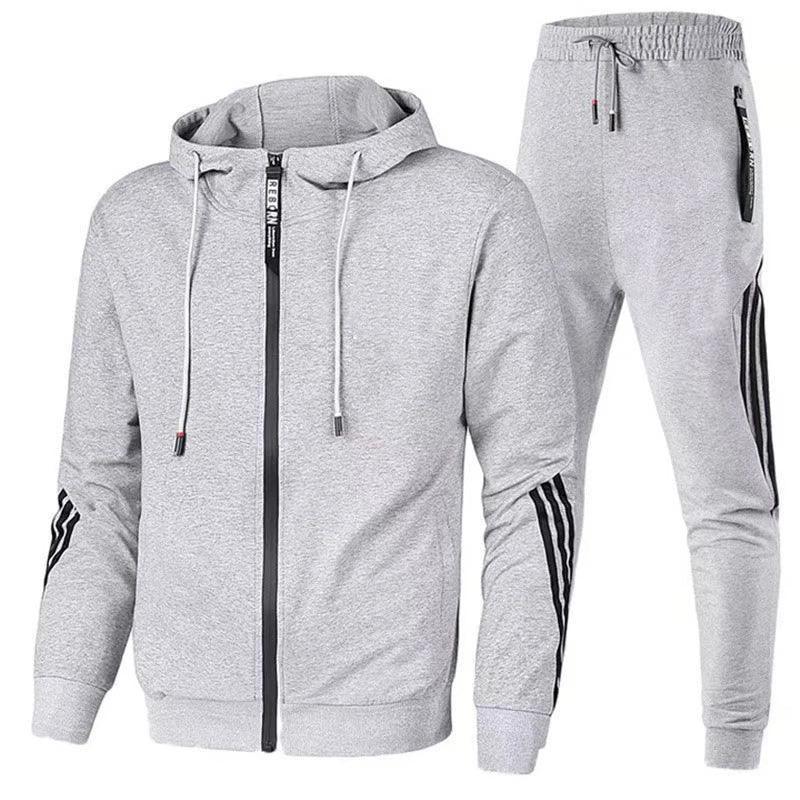 Men's Tracksuit Set – Hoodie, Jacket & Sweatpants Pants Set - ClubOn