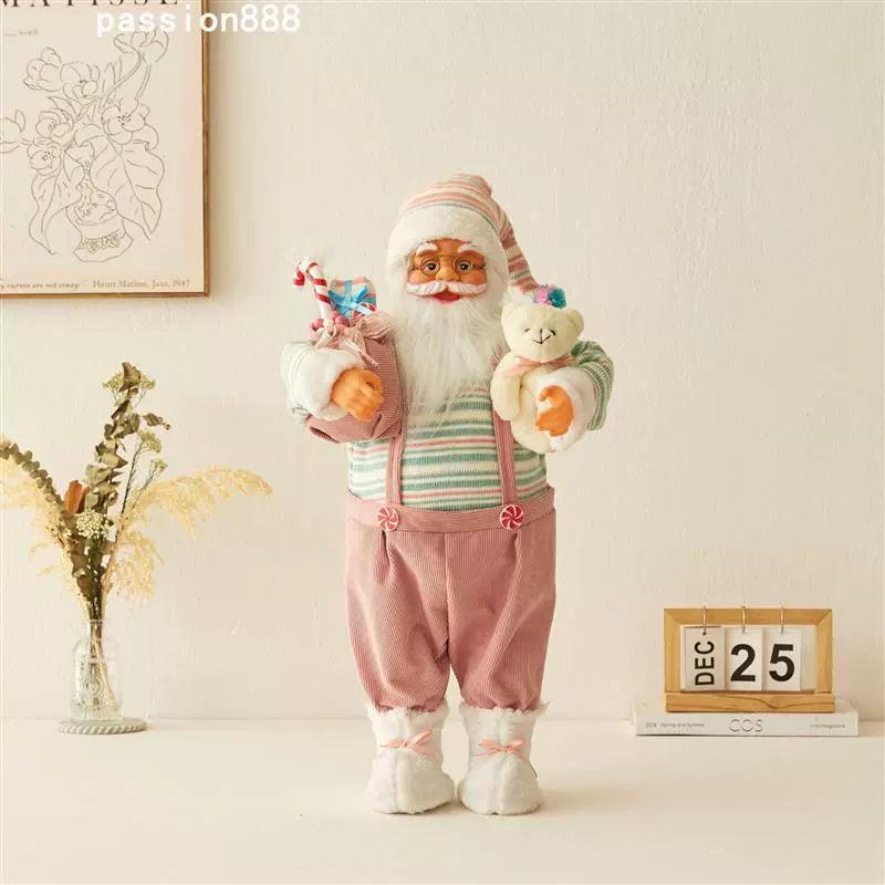 Pink Santa Claus Christmas Ornaments | Festive Holiday Decorations - ClubOn