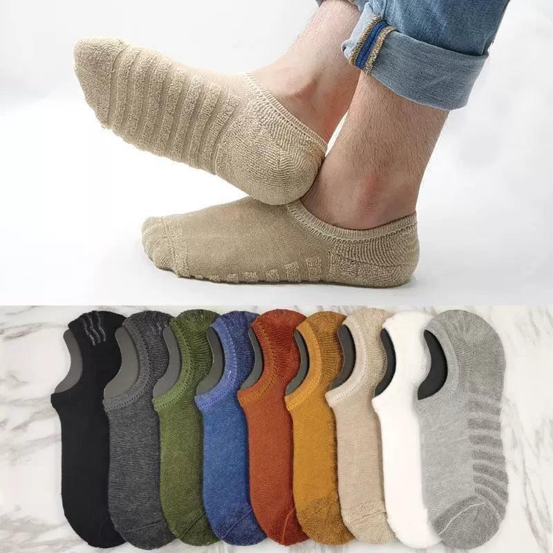 5 Pairs Men’s Ankle Socks (Summer, Cotton, Breathable) - ClubOn