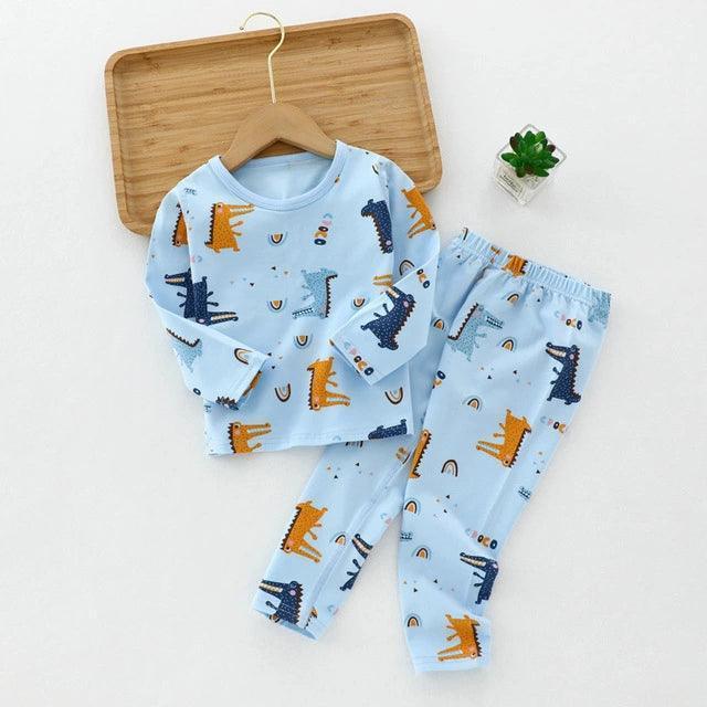 Children's Long Sleeve Pajama Set - Baby Boys Sleepwear - ClubOn