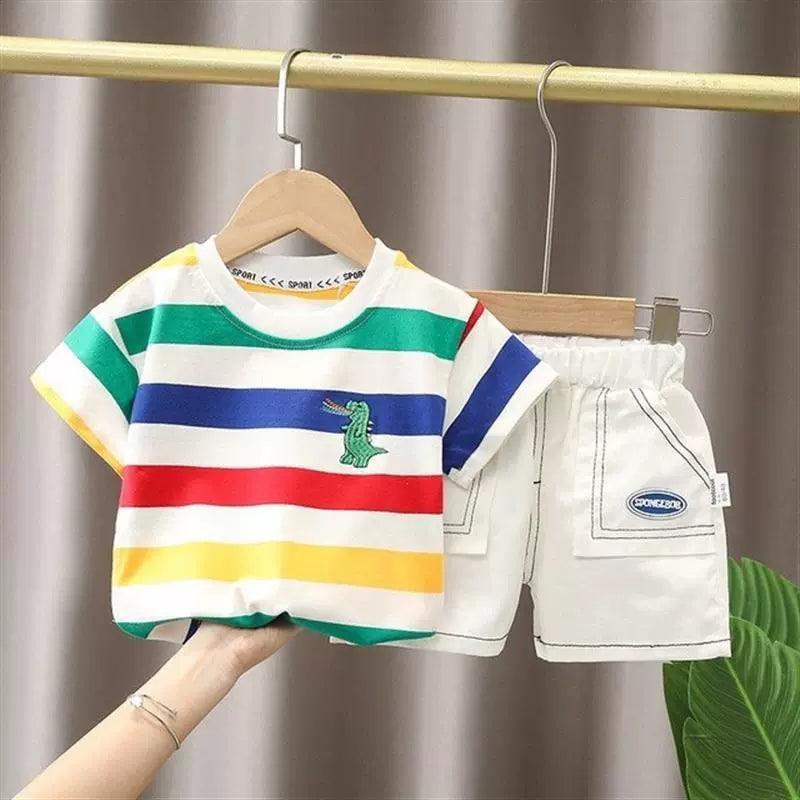 Cotton T-Shirt & Shorts Set for Baby Boys - ClubOn
