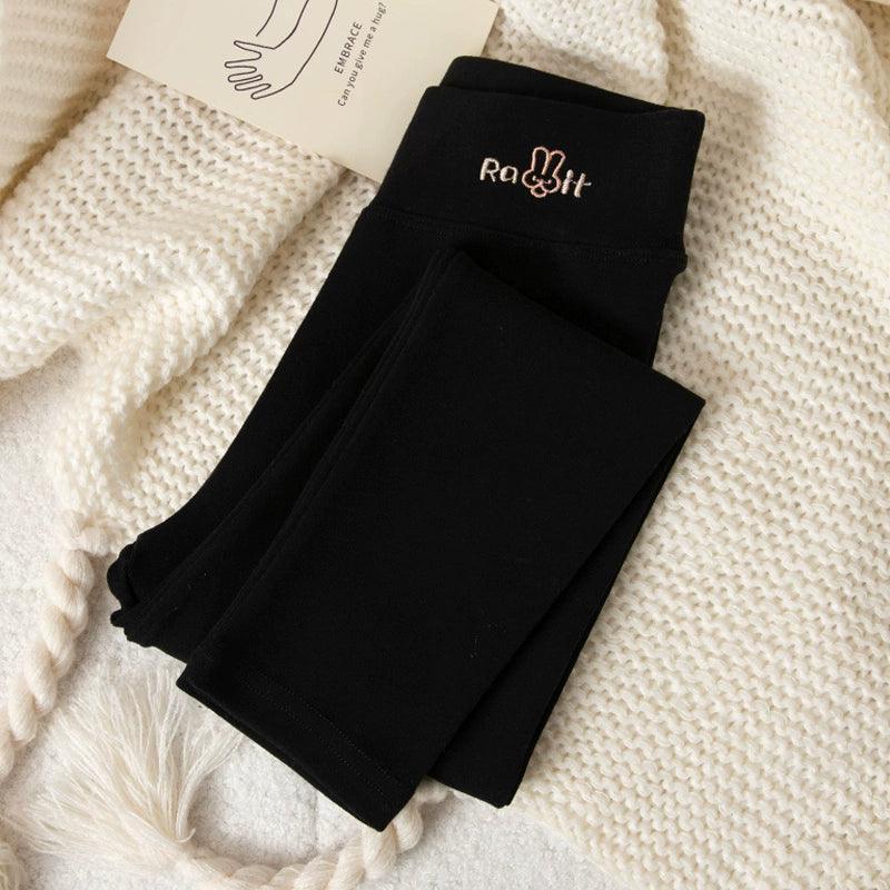 Girls' Plus Velvet Gray Leggings - Autumn/Winter Trousers - ClubOn