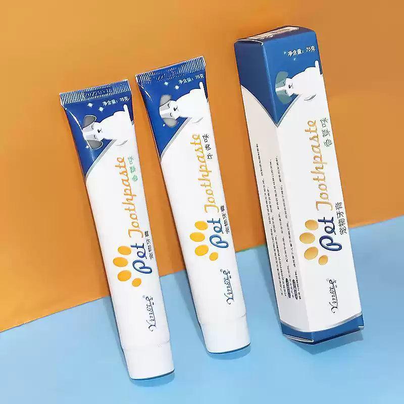 Pet Toothpaste Set – Soft Toothbrush & Oral Care for Dogs & Cats - ClubOn
