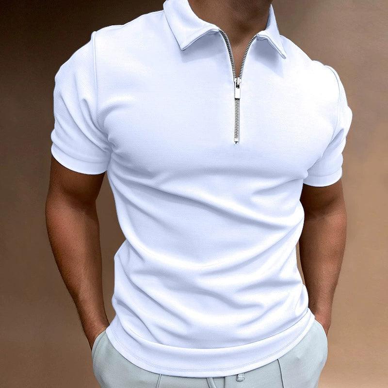 Men’s Casual Summer Lapel Polo Shirt – Short Sleeve T-Shirt - ClubOn