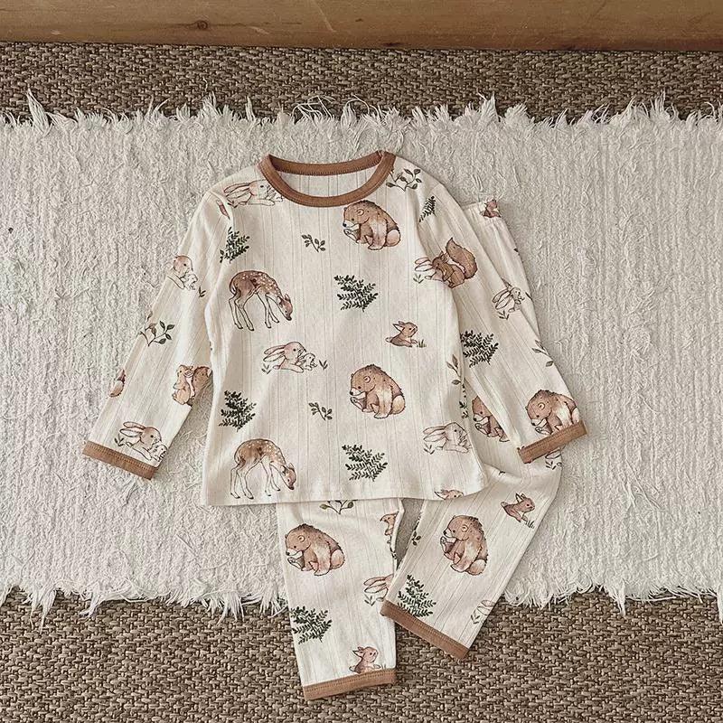 Baby Sleepwear Pajamas Set for Boys – Round Neck, Comfortable Sleepwear - ClubOn