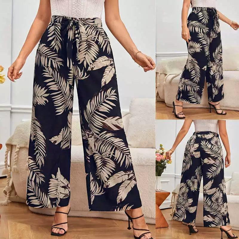 Plus Size Loose Wide-Leg High-Waist Pants for Women – Up to 5XL - ClubOn