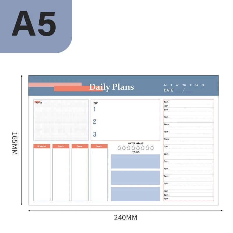 Daily Planner & Weekly Notepad – To-Do List Notebook - ClubOn