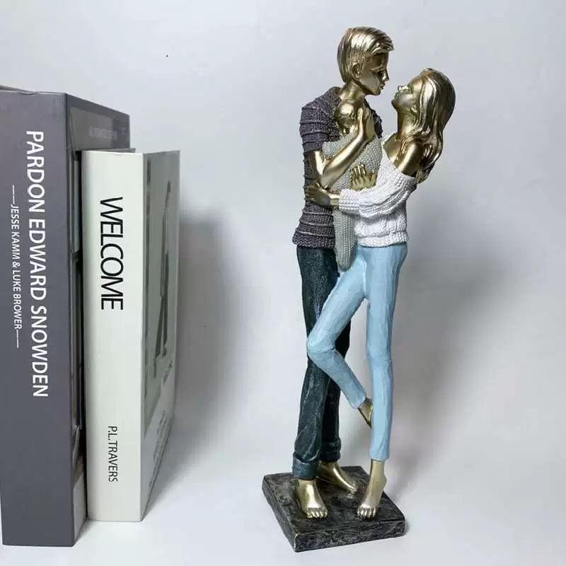 European-Style Family Affection – Family of Three Standing Together - ClubOn