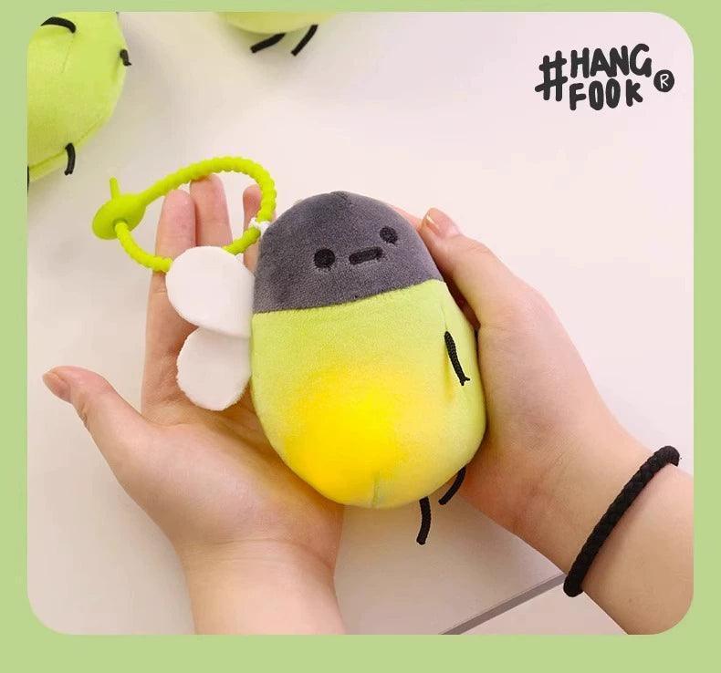 Hangfook Co-Branded Luminous Firefly Plush Keychain Doll – Couple Pendant - ClubOn