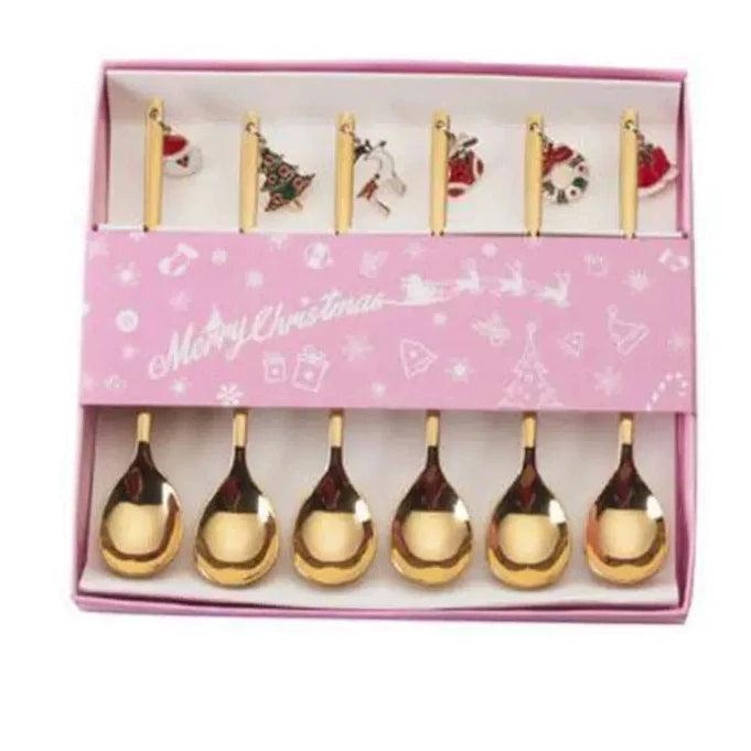 Stainless Christmas Spoon – Elegant Holiday Home Decoration - ClubOn